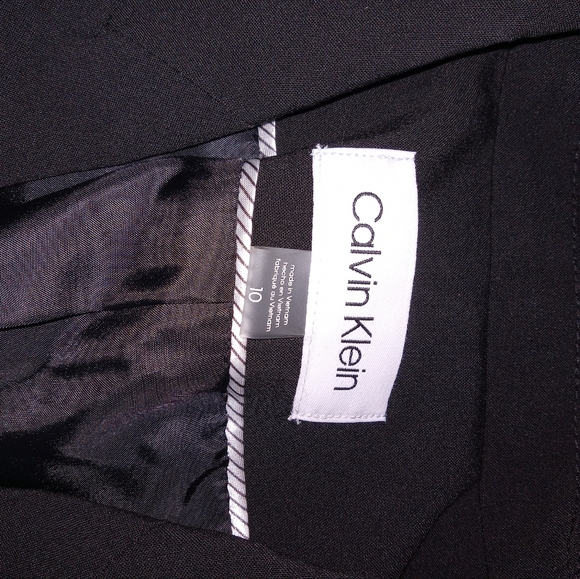 Calvin Klein Women's Suit Jacket, Size 10, Black - Picture 2 of 5
